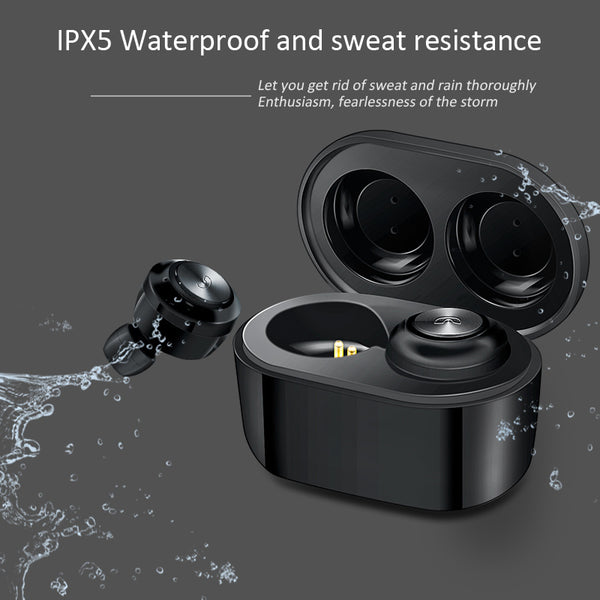 A6 Wireless Bluetooth Sports Headset - Stereo Earbuds with 5.0 Technology