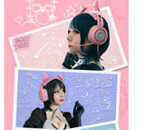 G951 Gaming Headset - USB 7.1 Virtual Surround Sound with LED Cat Ears & Vibration Technology