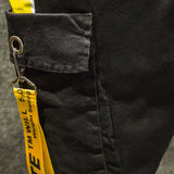 Professional Multi-Pocket Cargo Jeans - Tactical Workwear for Men Size 29