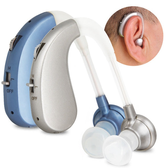Advanced Rechargeable Hearing Aid - Digital Sound Amplifier for Seniors