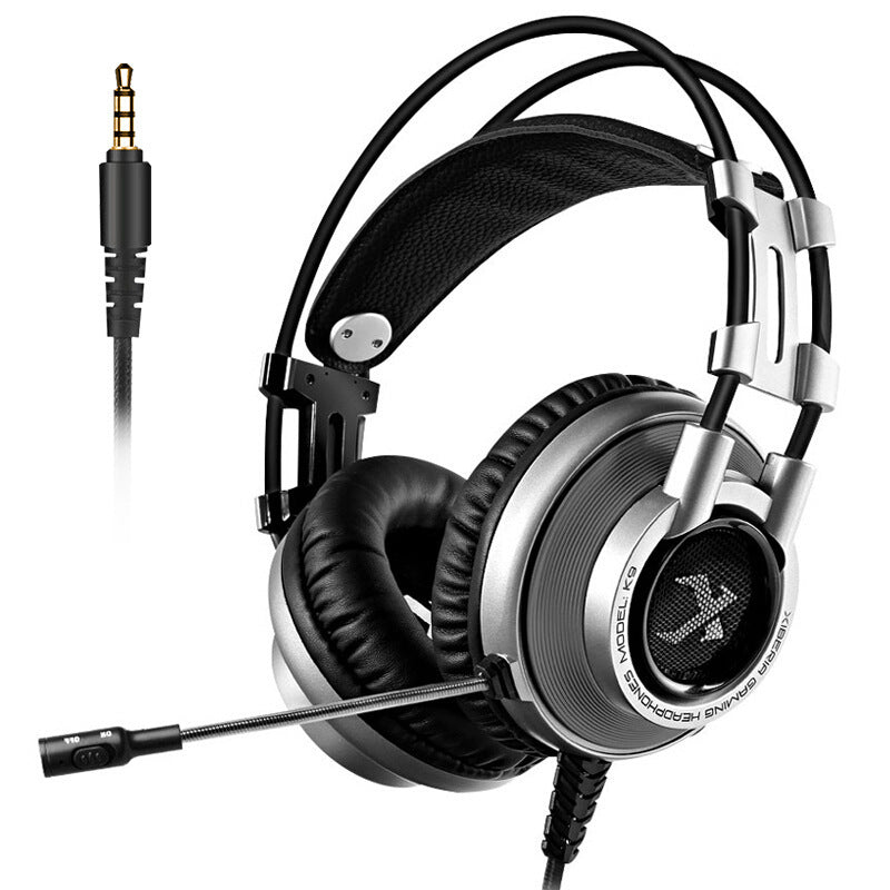 K9 Gaming Headset with Microphone - Professional Wired Gaming Headphones for PC, PS4, Xbox One