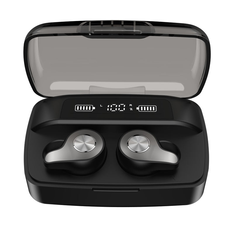 Advanced Wireless Bluetooth Headset with Power Display & 2200mAh Charging Case
