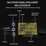 Foldable Electric Fat Tire Bike - 36V 500W Motor, 20x4.0 Wheels, 13AH Battery, LCD Display