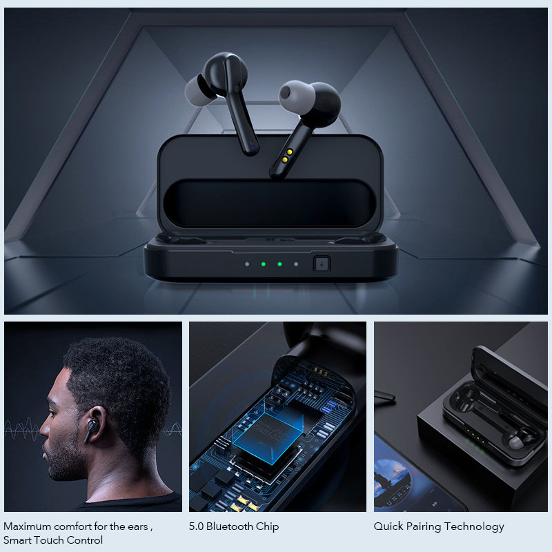 Advanced Bluetooth 5.0 Wireless Earbuds - IPX5 Waterproof TWS Headphones