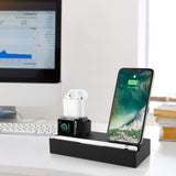 8-in-1 Wireless Charging Station & USB Hub - Premium Multi-Device Organizer