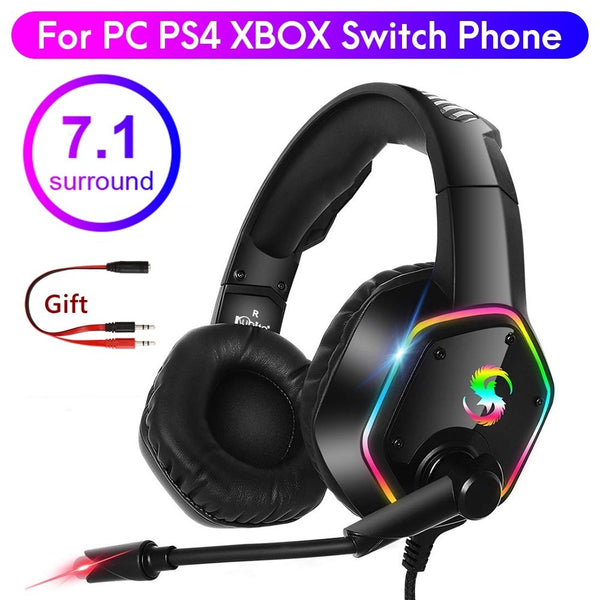 Professional Gaming Headset with 3D Surround Sound & Active Noise Cancellation