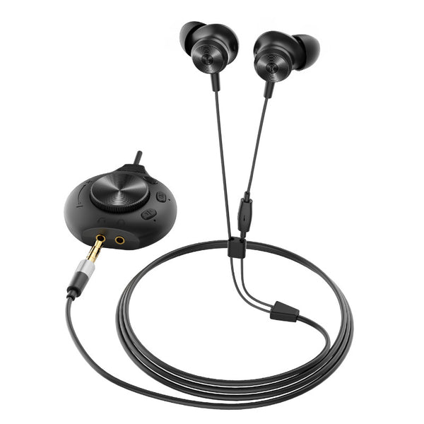 Elite Gaming Wired Headset with Sound Card - Professional In-Ear Audio Experience