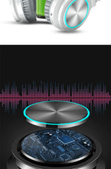 Wireless Bluetooth Headset B12 - Foldable Over-Ear Headphones with 10m Range