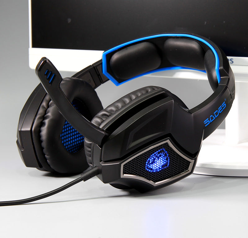 Professional Gaming Headset 7.1 Surround Sound with LED Backlight