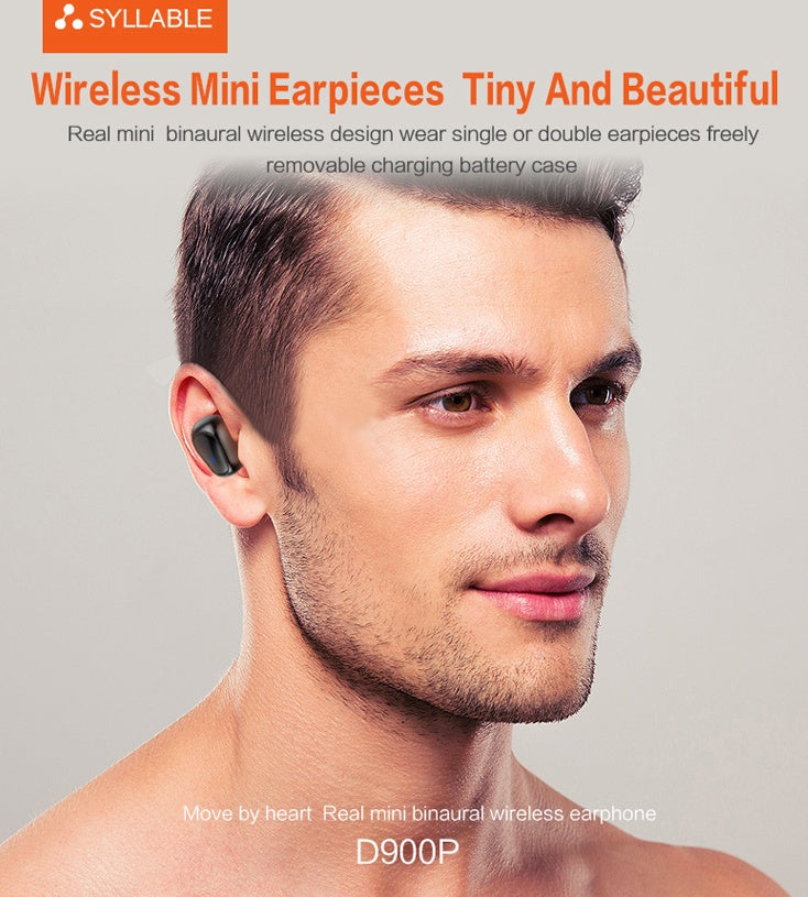 Wireless Bluetooth 5.0 Earbuds - Mini Stealth TWS Sports Headphones with Charging Case