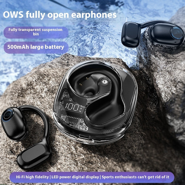 Wireless Bluetooth Earbuds - Open-Ear Sports Headphones with 8+ Hour Battery Life
