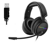V10+ Gaming Headset with RGB Lighting - USB & 3.5mm Dual Interface Professional Gaming Headphones
