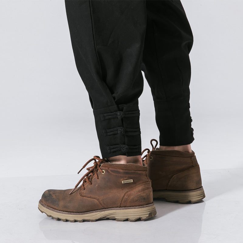 Men's Premium Buckle Casual Pants - Comfortable Everyday Wear