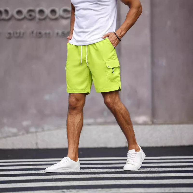 Comfortable Men's Summer Workwear Shorts - Loose Fit Plus Size Casual Shorts