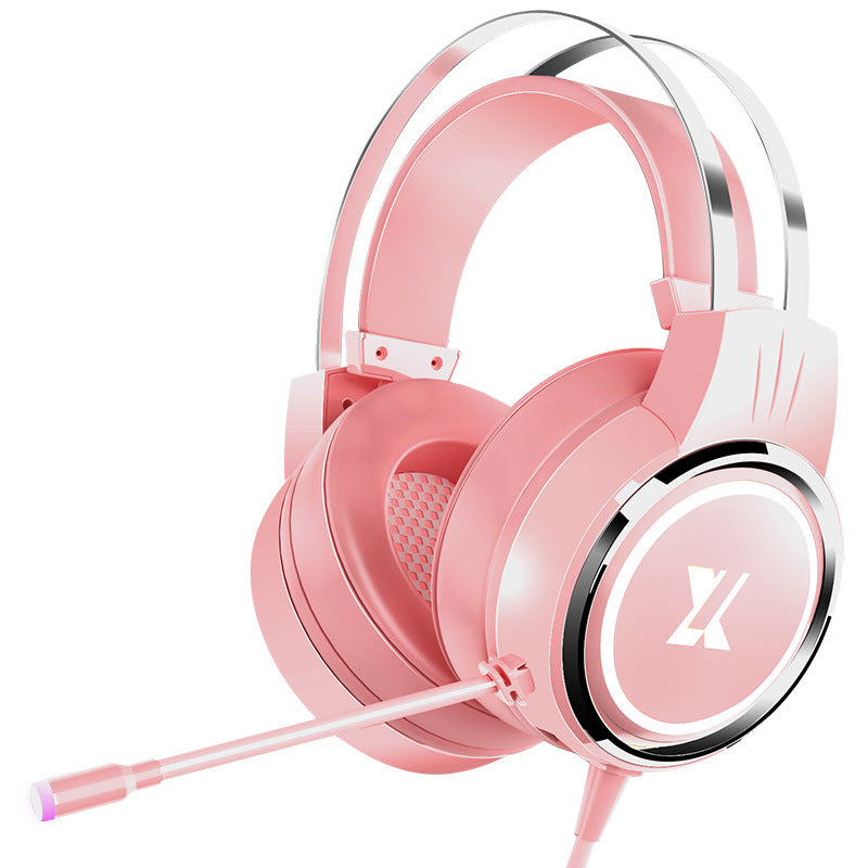 Professional Gaming Headset with Microphone - USB & 3.5mm Wired Computer Headphones
