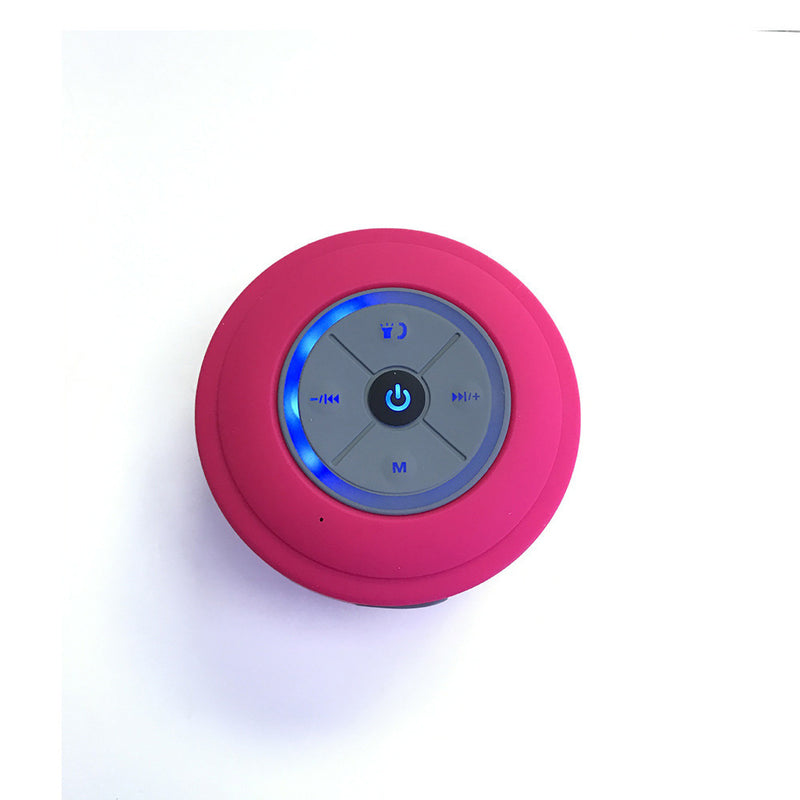 Portable Waterproof Bluetooth Speaker - Mini Wireless Audio Device with LED Lights