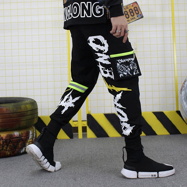Relaxed Fit Cargo Overalls - Men's Versatile Workwear Pants