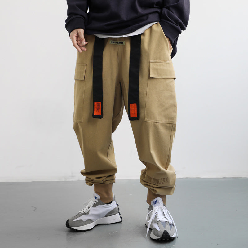 Tactical Multi-Pocket Cargo Overalls - Men's Functional Workwear Pants
