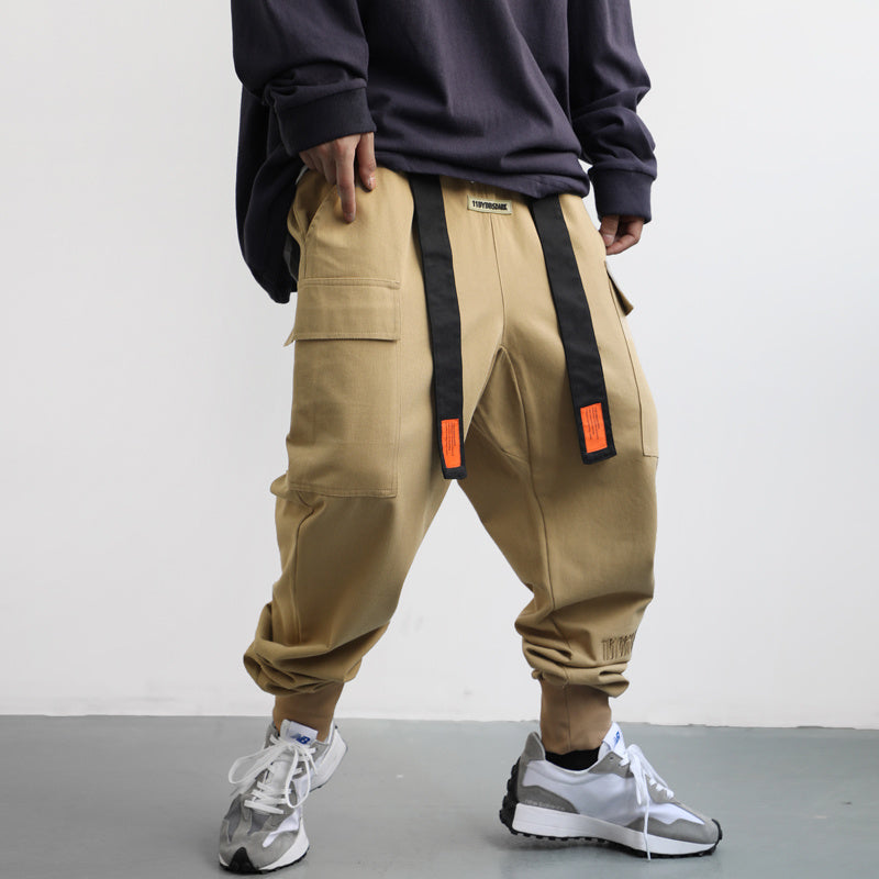 Tactical Multi-Pocket Cargo Overalls - Men's Functional Workwear Pants