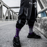 Stylish Cotton Cargo Pants - Loose Fit Youth Overalls with Multiple Pockets