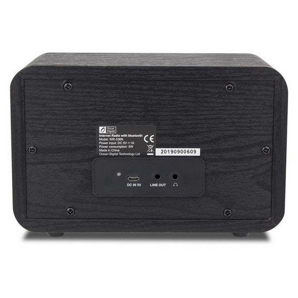 Wireless WiFi Internet Radio Speaker - Portable Wood Bluetooth Audio Player