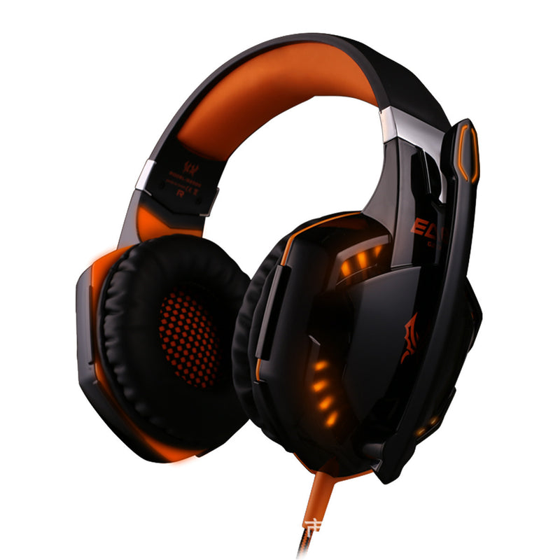 Professional Gaming Headset with Microphone - Heavy Bass Wired Headphones for PC & Mobile