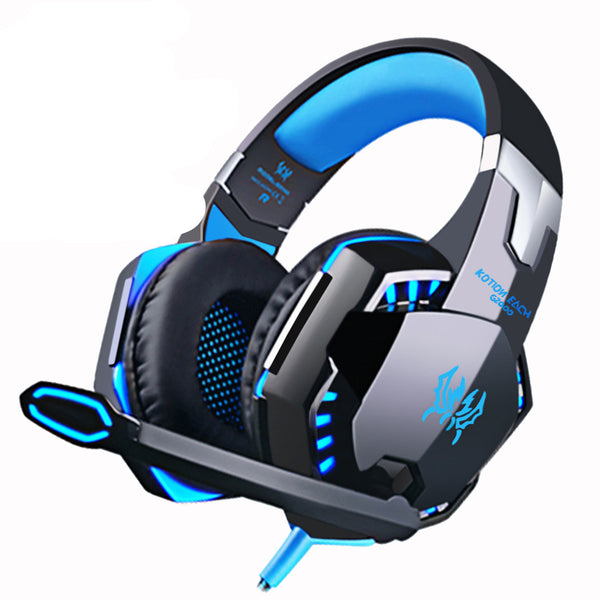 Professional Gaming Headset with Microphone - Heavy Bass Wired Headphones for PC & Mobile