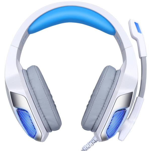 Premium Gaming Headphones with Luminous LED Lights - Heavy Bass Wired Headset with Microphone