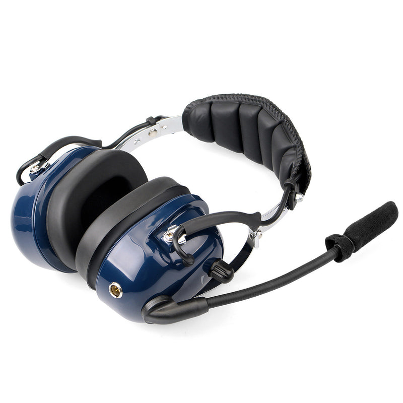 Professional Aviation Headset - Retevis EH050K Double Needle Noise Reduction Headphones with K Head
