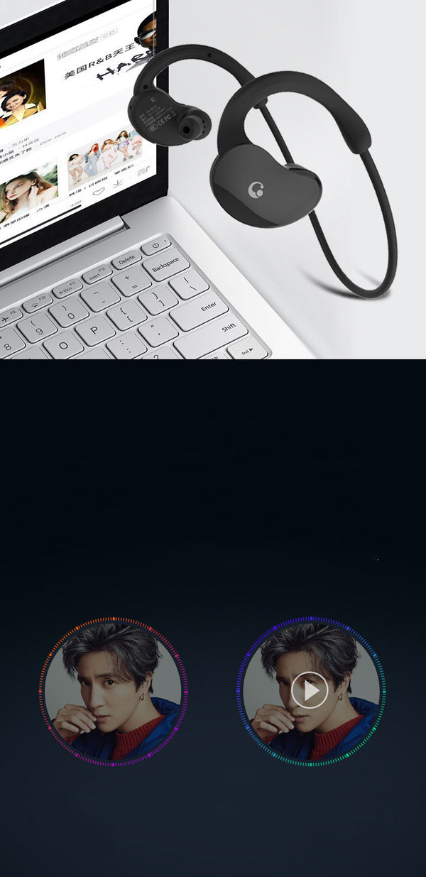 Premium Wireless Bluetooth 5.0 Sports Headset with Built-in 32GB MP3 Player