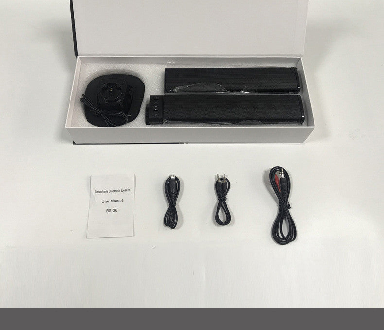 Wireless TV Sound Blaster - 4-Speaker Bluetooth Soundbar with Remote Control