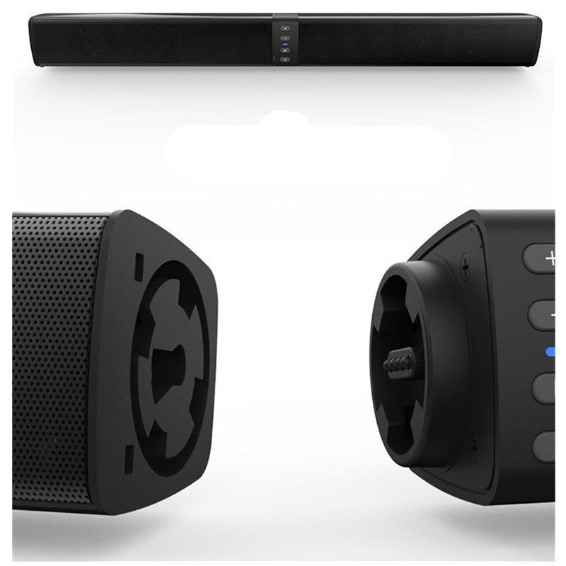 Wireless TV Sound Blaster - 4-Speaker Bluetooth Soundbar with Remote Control