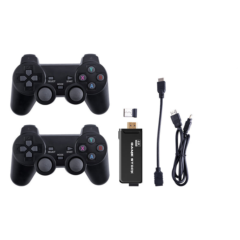Retro Gaming Paradise - 32GB Wireless HDMI Game Console with Dual Controllers