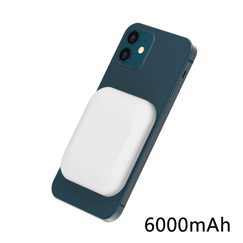 MagSafe Compatible Wireless Power Bank - 15W Fast Charging Magnetic Battery Pack