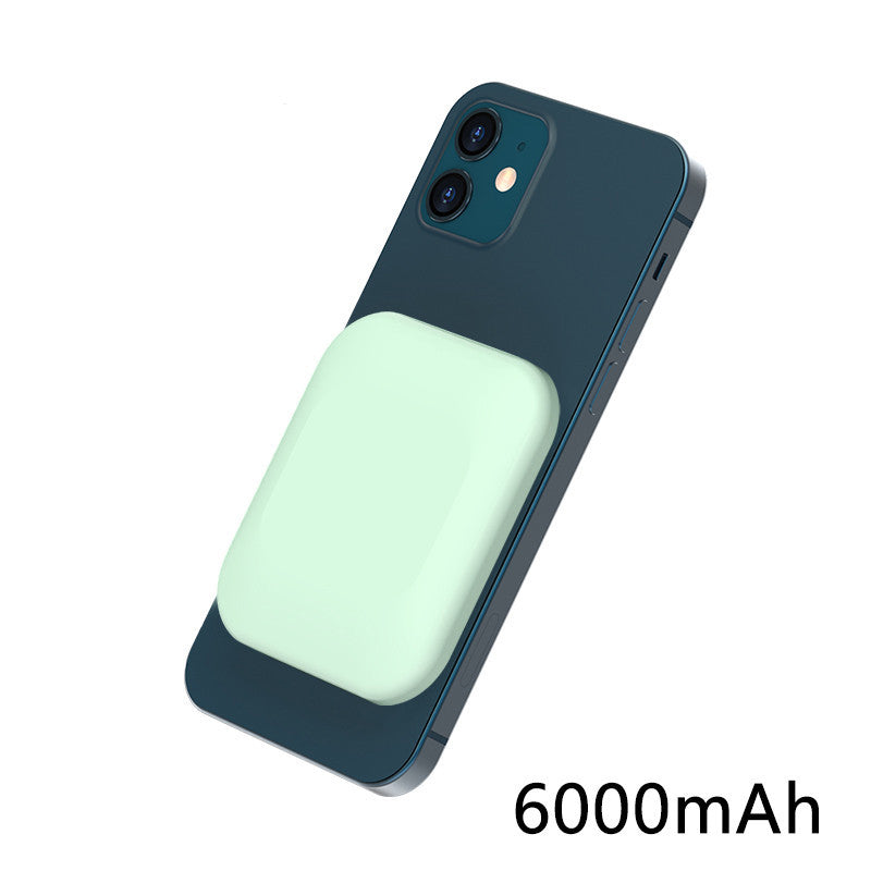 MagSafe Compatible Wireless Power Bank - 15W Fast Charging Magnetic Battery Pack