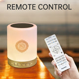 Bluetooth Quran Speaker with LED Light - Remote Control Islamic Music Player