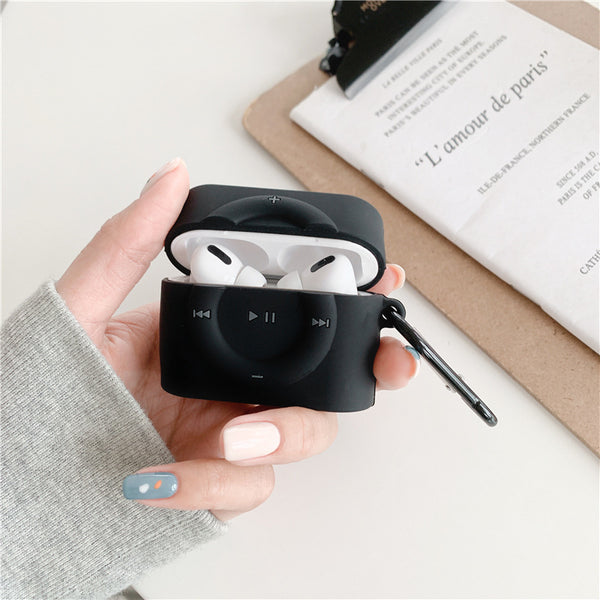 Cute Cartoon MP4 Player Silicone Case with Hook - 3D Protective Cover