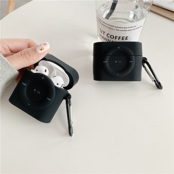 Cute Cartoon MP4 Player Silicone Case with Hook - 3D Protective Cover