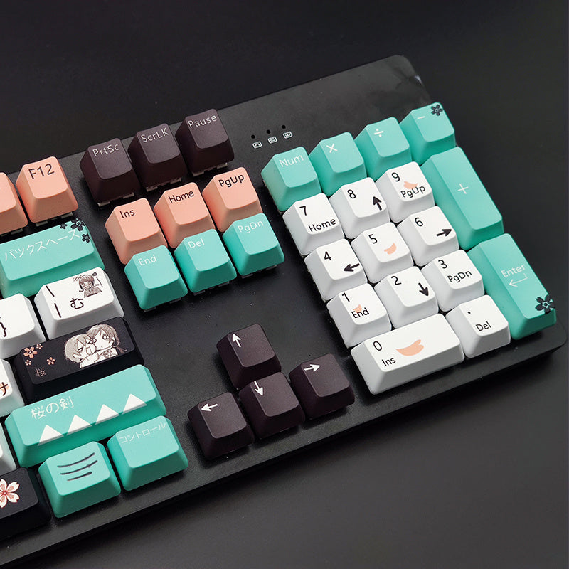 Premium Cherry MX Mechanical Gaming Keycaps - Wireless Animation RGB Backlit