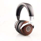 Premium Wooden Headphones - High-Quality Music Monitoring Headset with Natural Wood Design