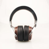 Premium Wooden Headphones - High-Quality Music Monitoring Headset with Natural Wood Design