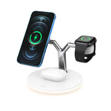 Premium 15W Fast Wireless Charging Station - 3-in-1 Magnetic Charger