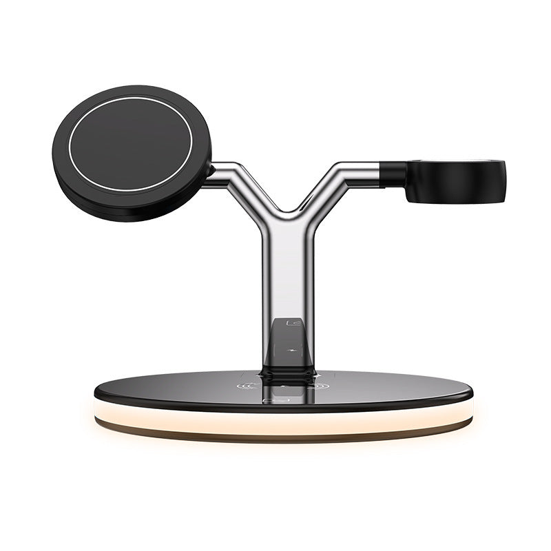Premium 15W Fast Wireless Charging Station - 3-in-1 Magnetic Charger