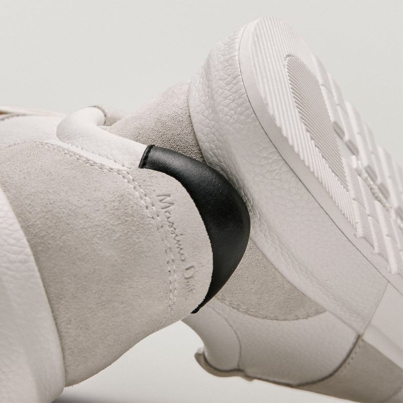 Women's Retro Color-Block Platform Sneakers - Enhanced Comfort Running Shoes