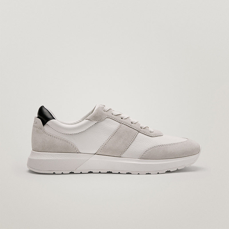 Women's Retro Color-Block Platform Sneakers - Enhanced Comfort Running Shoes
