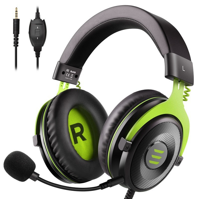 Professional Gaming Headset with Microphone - USB Wired Gaming Headphones