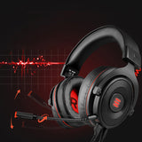 Professional Gaming Headset with Microphone - USB Wired Gaming Headphones