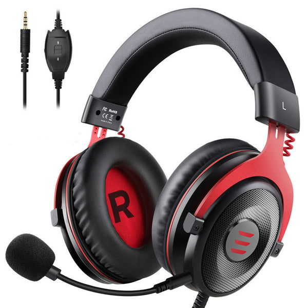 Professional Gaming Headset with Microphone - USB Wired Gaming Headphones