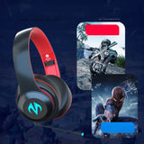 Bluetooth Gaming Headset - Wireless Sports Headphones with Low Latency & LED Lights