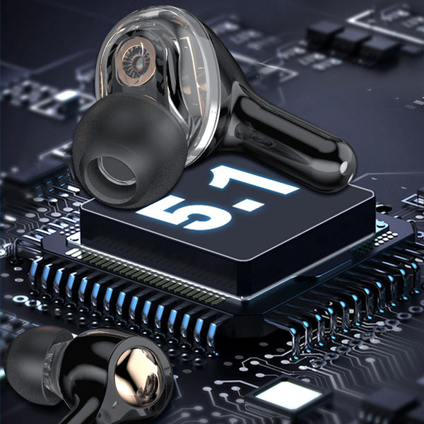 Premium TWS Bluetooth 5.0 Wireless Earbuds with Digital Display - 120H Standby